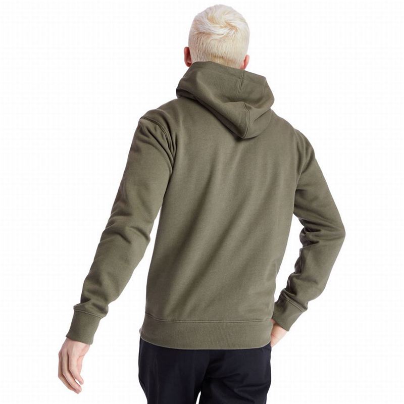 Timberland 1973 Hooded Dukserice Maslinasto Zelene | 83410812
