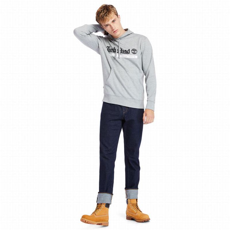 Timberland 1973 Hooded Dukserice Sive | 17545441