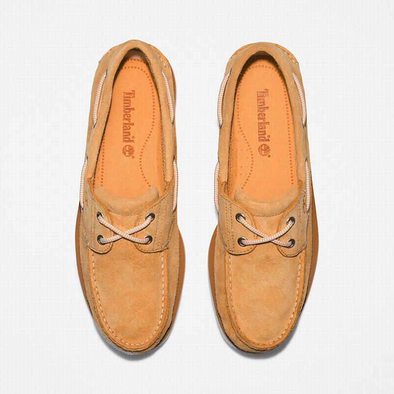 Timberland 2-Eye Classic Cipele Za Čamce Žute | 22867459