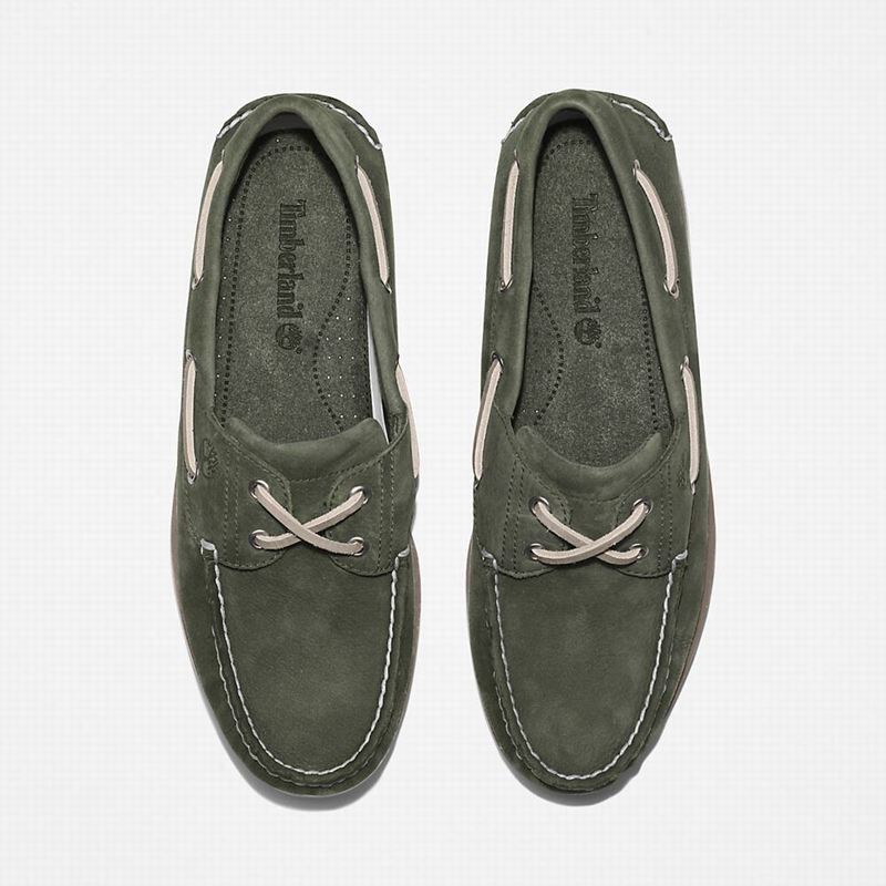 Timberland 2-Eye Classic Cipele Za Čamce Maslinasto Zelene | 31264162