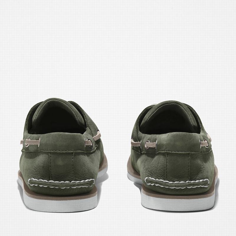 Timberland 2-Eye Classic Cipele Za Čamce Maslinasto Zelene | 31264162