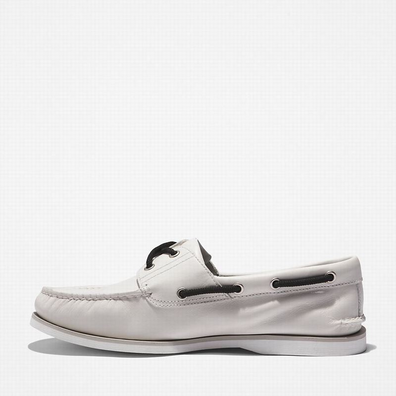 Timberland 2-Eye Classic Cipele Za Čamce Bijele | 40461116