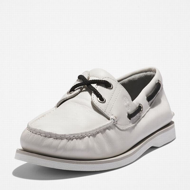 Timberland 2-Eye Classic Cipele Za Čamce Bijele | 40461116