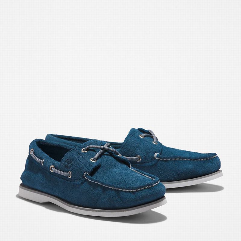 Timberland 2-Eye Classic Cipele Za Čamce Plave | 62422016