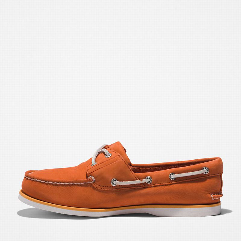 Timberland 2-Eye Classic Cipele Za Čamce Narančaste | 7859482