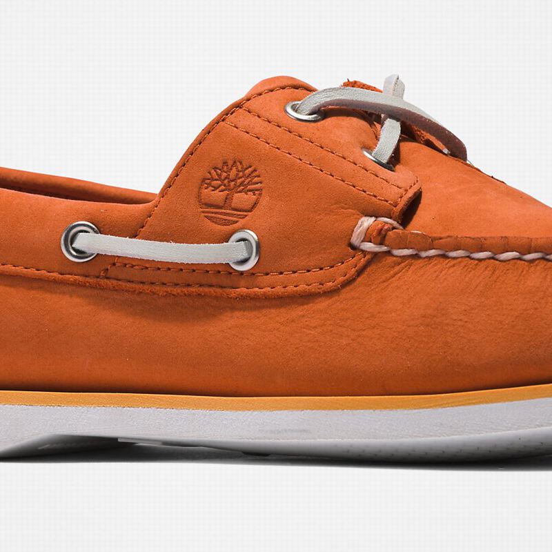 Timberland 2-Eye Classic Cipele Za Čamce Narančaste | 7859482