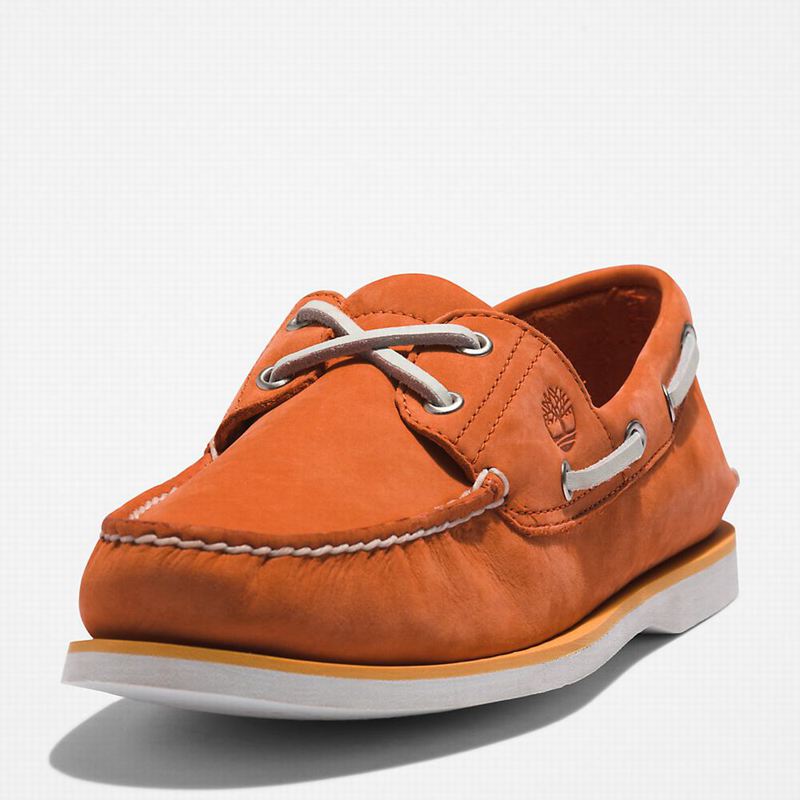 Timberland 2-Eye Classic Cipele Za Čamce Narančaste | 7859482