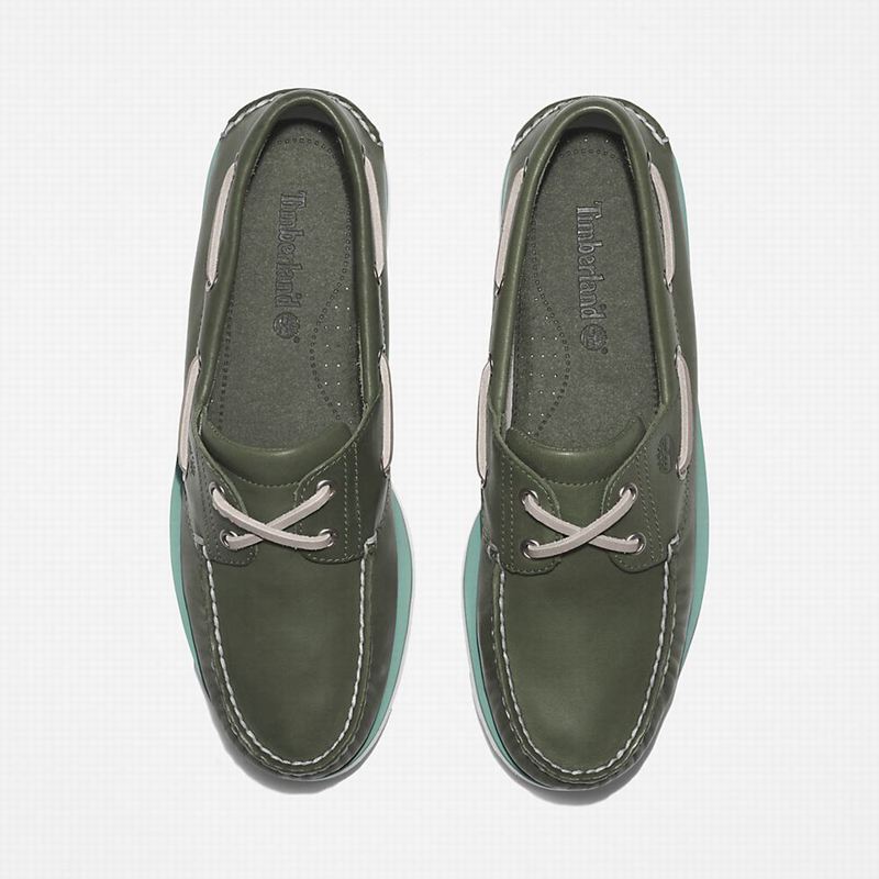 Timberland 2-Eye Classic Cipele Za Čamce Maslinasto Zelene | 98025353