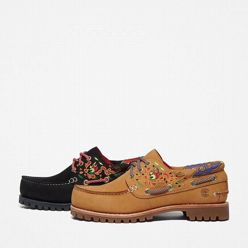 Timberland 3-Eye Cipele Za Čamce Crne | 36933237