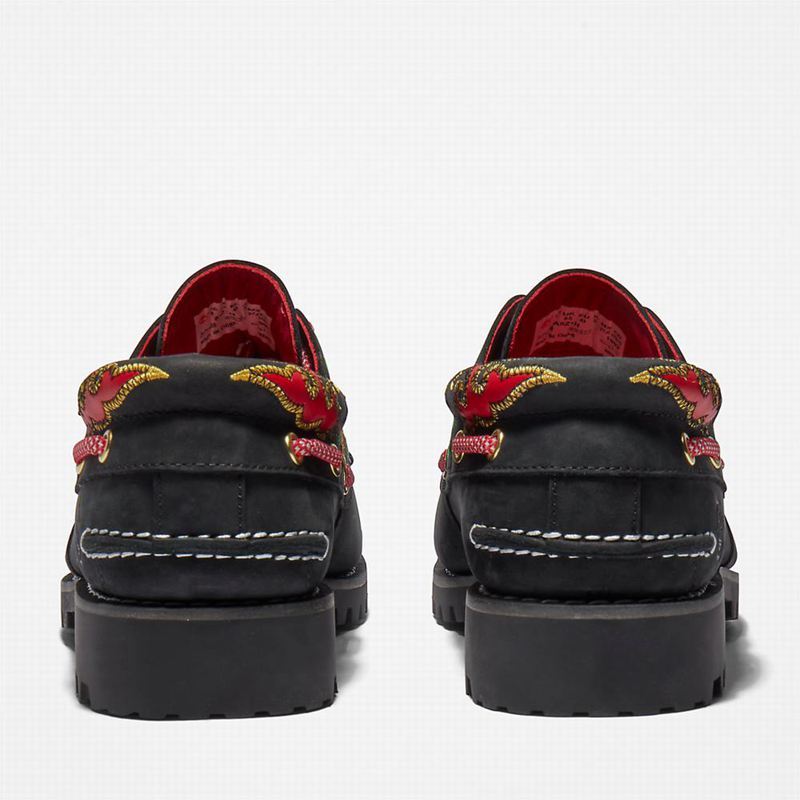 Timberland 3-Eye Cipele Za Čamce Crne | 36933237