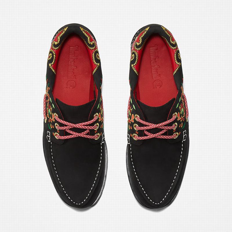 Timberland 3-Eye Cipele Za Čamce Crne | 85335600