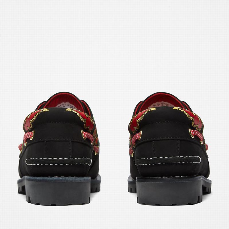 Timberland 3-Eye Cipele Za Čamce Crne | 85335600