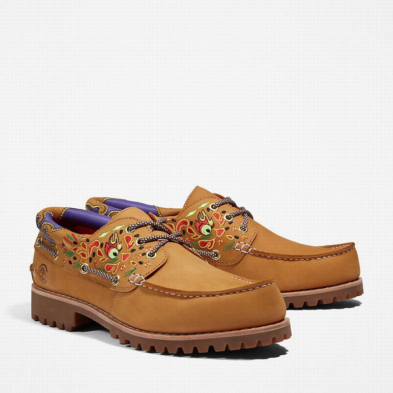 Timberland 3-Eye Cipele Za Čamce Žute | 51398421