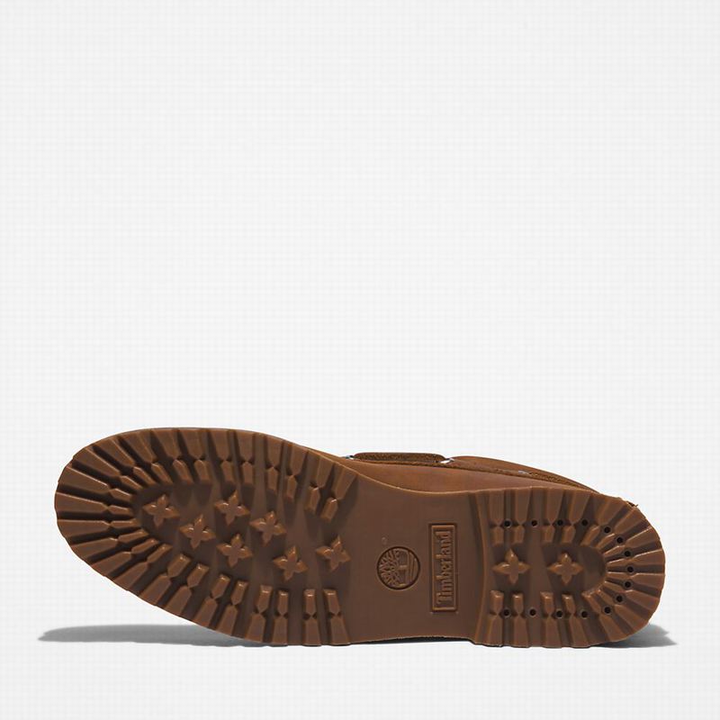 Timberland 3-Eye Lug Handsewn Cipele Za Čamce Smeđe | 12271192
