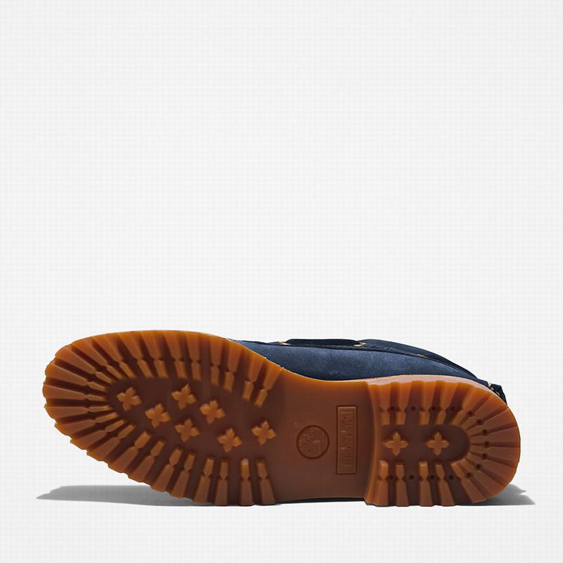 Timberland 3-Eye Lug Handsewn Cipele Za Čamce Tamnoplave | 14696584