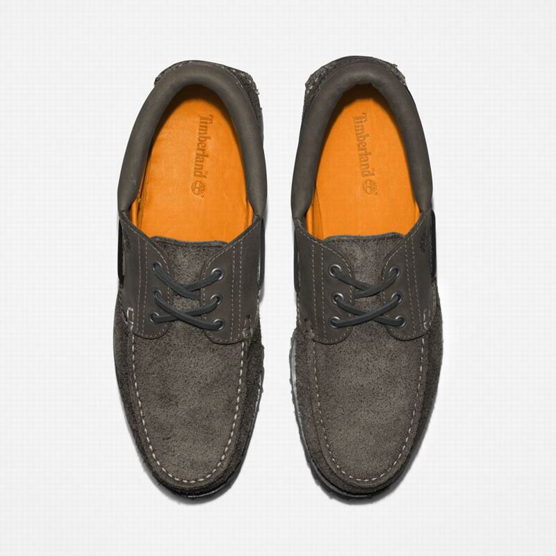 Timberland 3-Eye Lug Handsewn Cipele Za Čamce Sive | 34239779