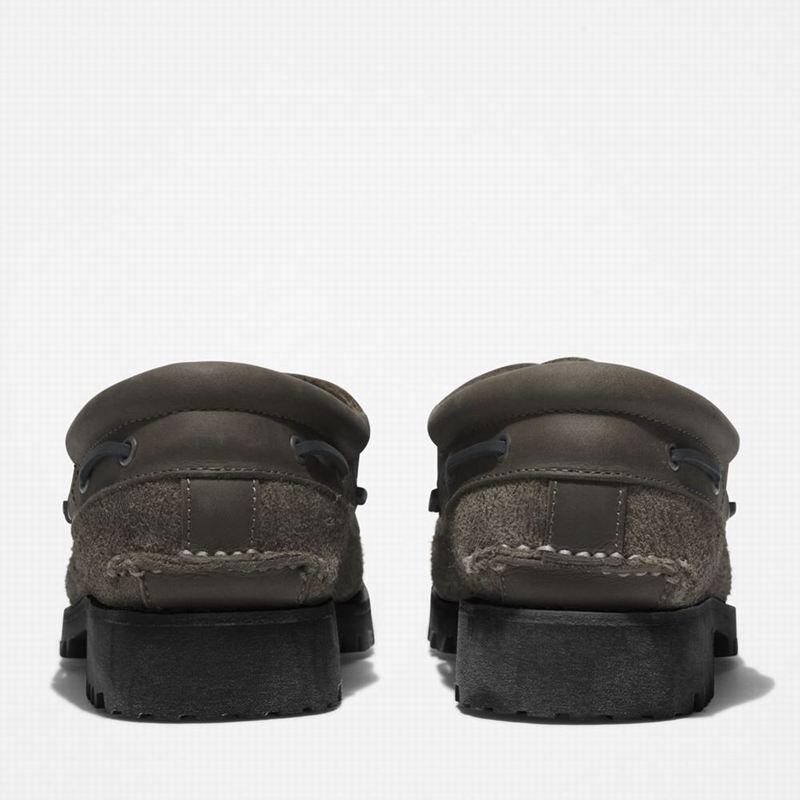 Timberland 3-Eye Lug Handsewn Cipele Za Čamce Sive | 34239779
