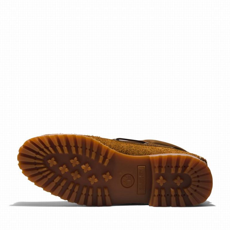 Timberland 3-Eye Lug Handsewn Cipele Za Čamce Smeđe | 38542581