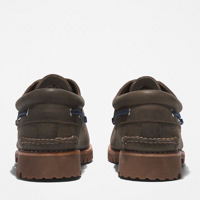 Timberland 3-Eye Lug Handsewn Cipele Za Čamce Maslinasto Zelene | 88255538