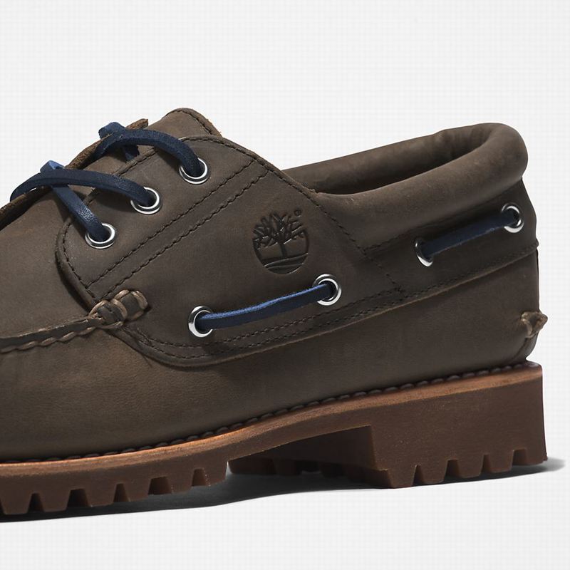 Timberland 3-Eye Lug Handsewn Cipele Za Čamce Maslinasto Zelene | 88255538