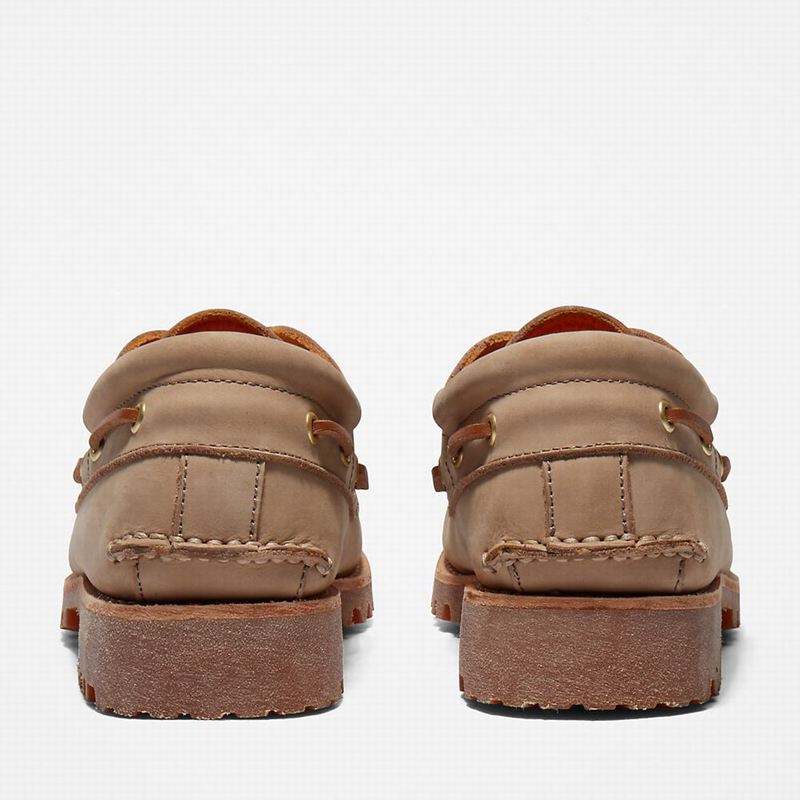 Timberland 3-Eye Lug Handsewn Cipele Za Čamce Smeđe | 91568287