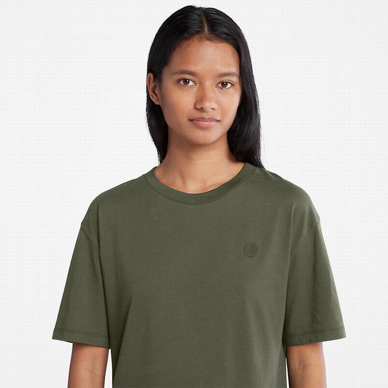 Timberland 3xPack Organic Cotton Majice Maslinasto Zelene | 72545872