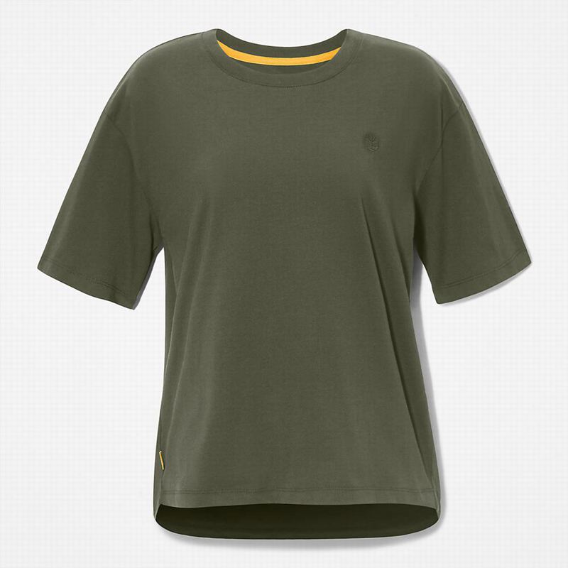 Timberland 3xPack Organic Cotton Majice Maslinasto Zelene | 72545872