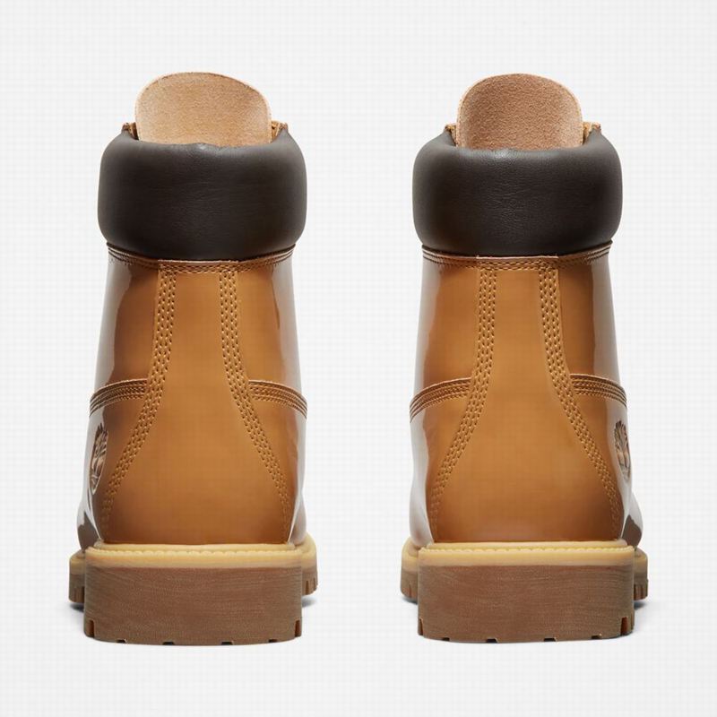Timberland 6-Inch Patent Koža Čizme Smeđe | 34595553