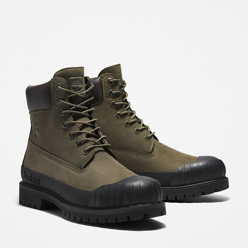 Timberland 6 Inch Rubber Toe Čizme Crne | 46122464