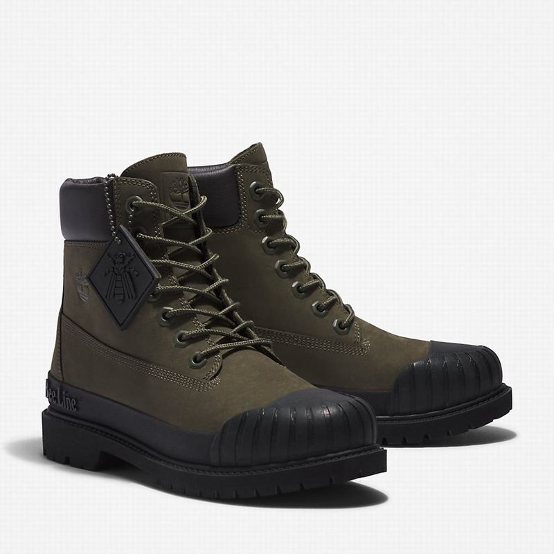 Timberland 6 Inch Rubber Toe Čizme Crne | 55124159