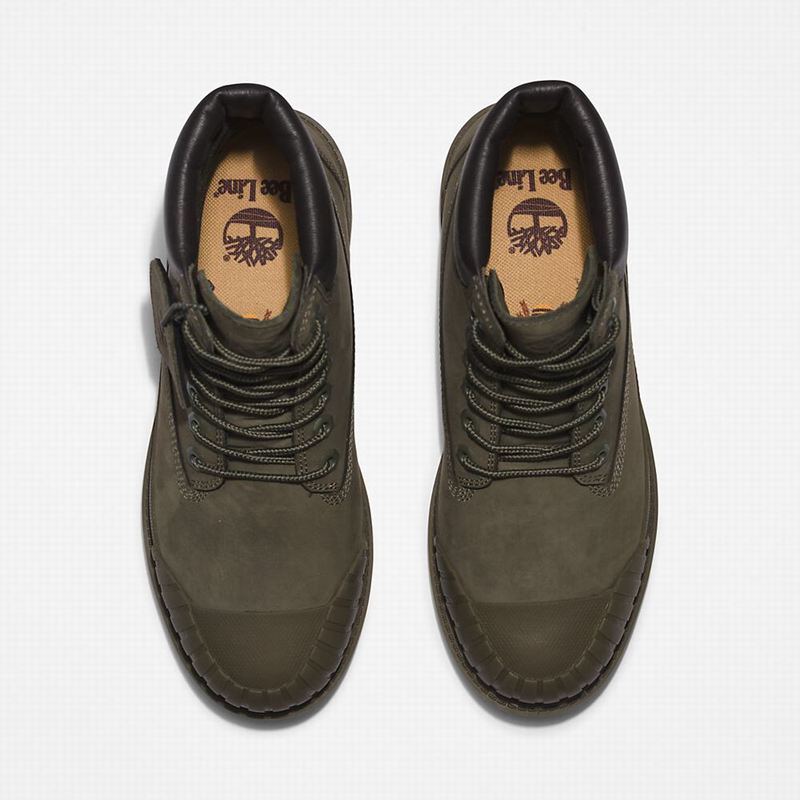 Timberland 6 Inch Rubber Toe Čizme Maslinasto Zelene | 90410195