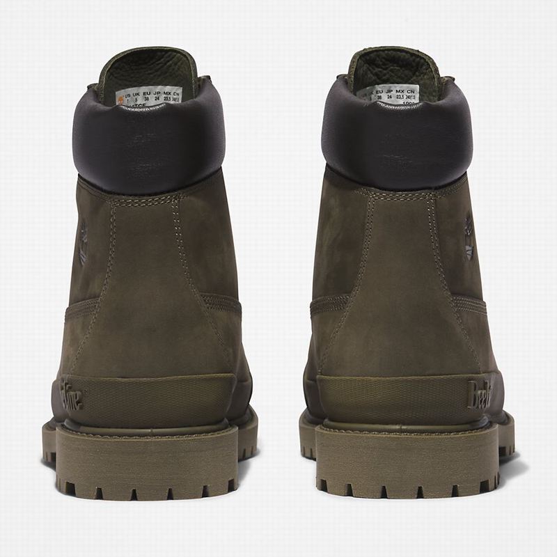 Timberland 6 Inch Rubber Toe Čizme Maslinasto Zelene | 90410195