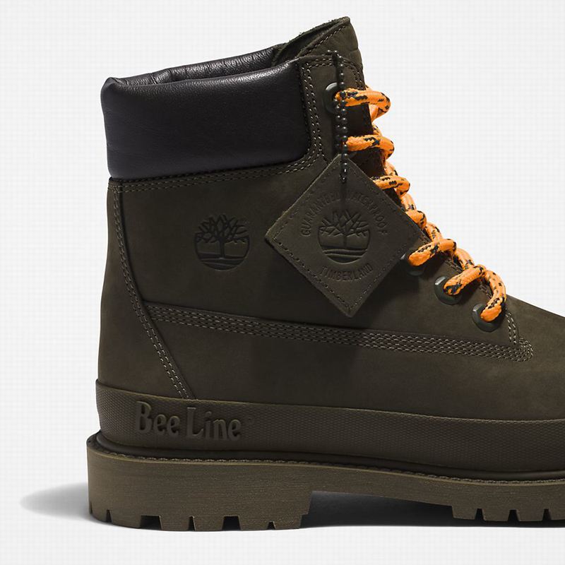 Timberland 6 Inch Rubber Toe Čizme Maslinasto Zelene | 90410195