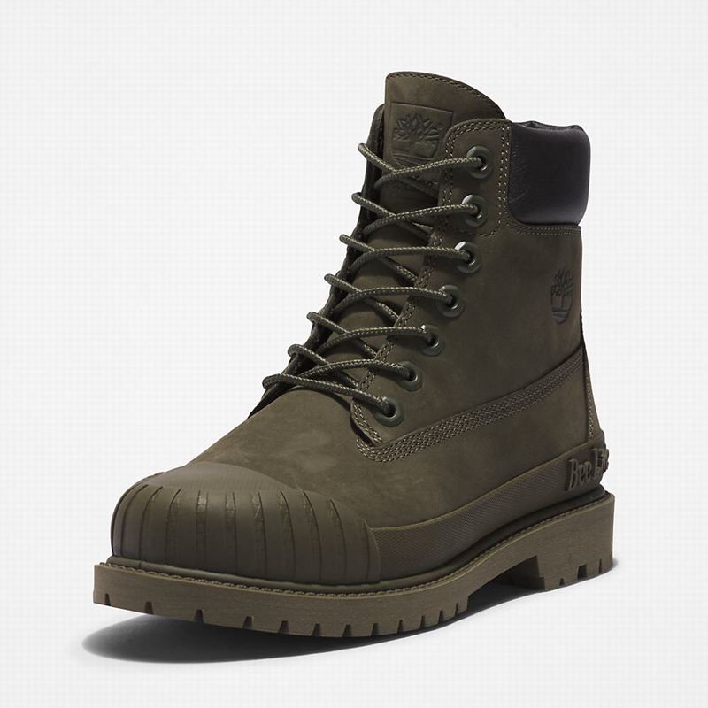 Timberland 6 Inch Rubber Toe Čizme Maslinasto Zelene | 90410195