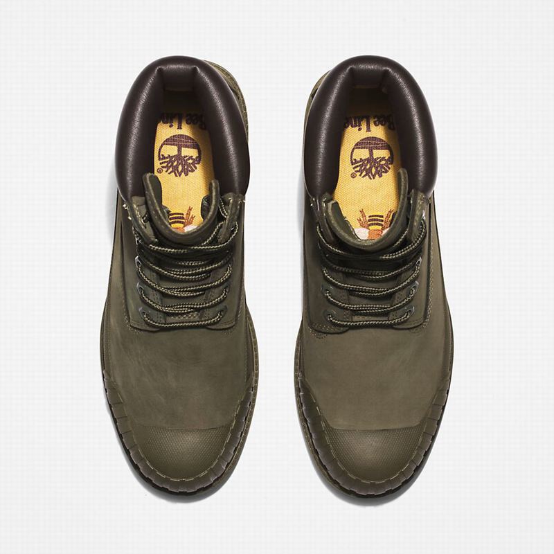 Timberland 6 Inch Rubber Toe Čizme Maslinasto Zelene | 96544909