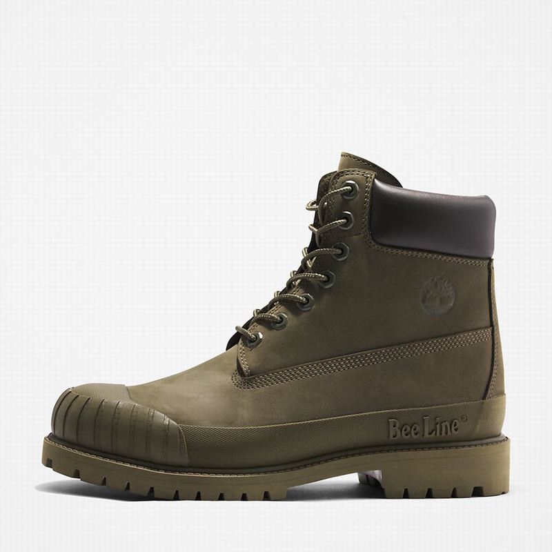 Timberland 6 Inch Rubber Toe Čizme Maslinasto Zelene | 96544909