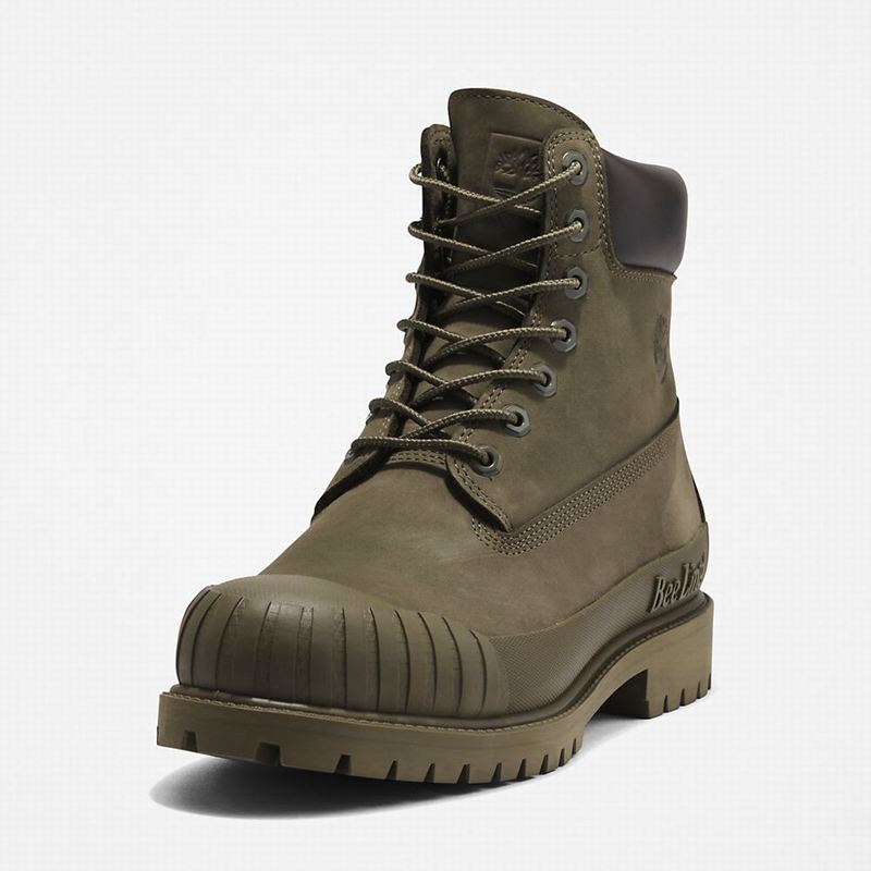Timberland 6 Inch Rubber Toe Čizme Maslinasto Zelene | 96544909