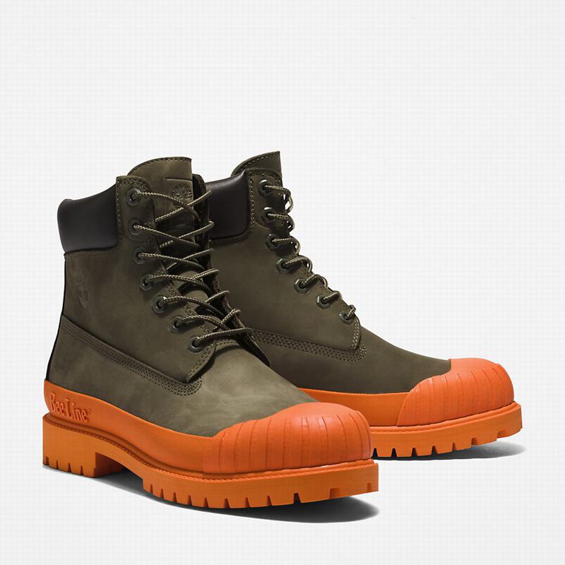 Timberland 6 Inch Rubber Toe Čizme Narančaste | 13030877