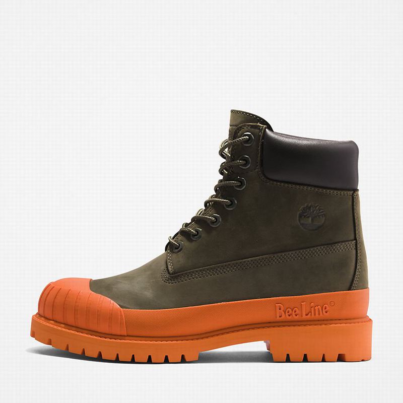 Timberland 6 Inch Rubber Toe Čizme Narančaste | 13030877