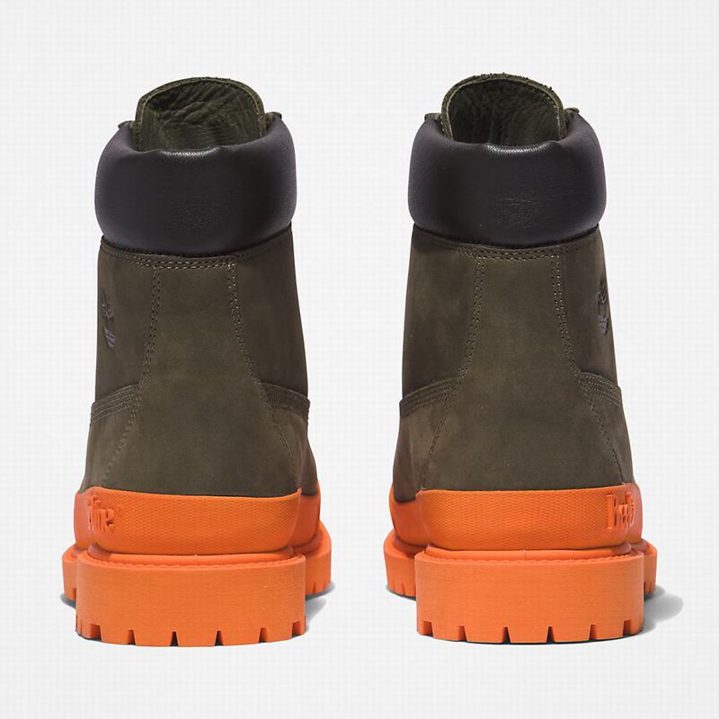 Timberland 6 Inch Rubber Toe Čizme Narančaste | 27481073