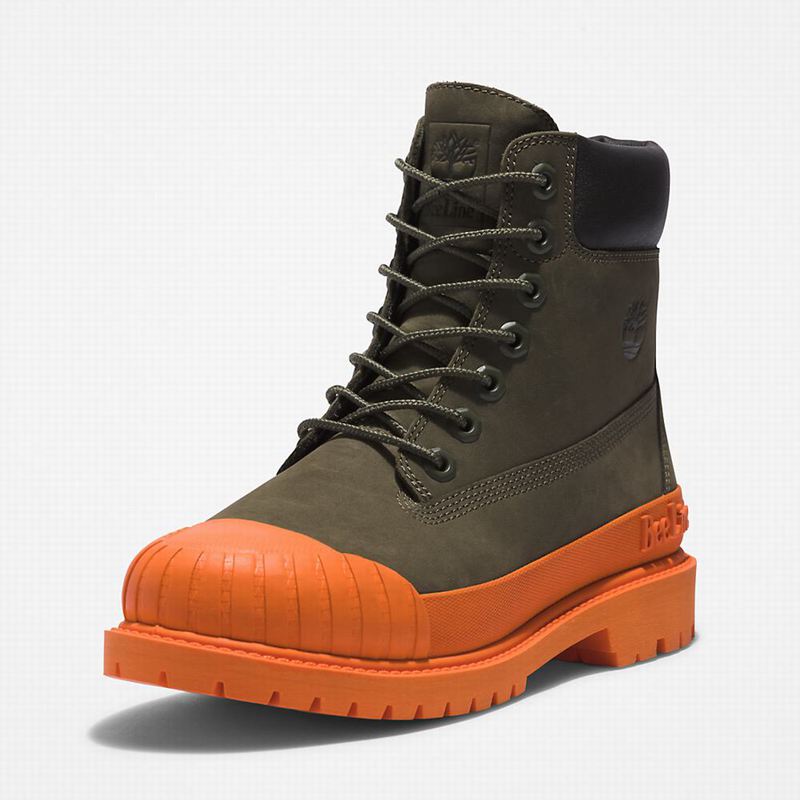 Timberland 6 Inch Rubber Toe Čizme Narančaste | 27481073