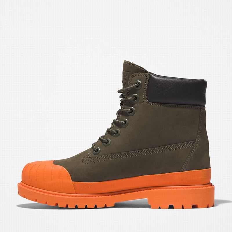 Timberland 6 Inch Rubber Toe Čizme Narančaste | 3102523