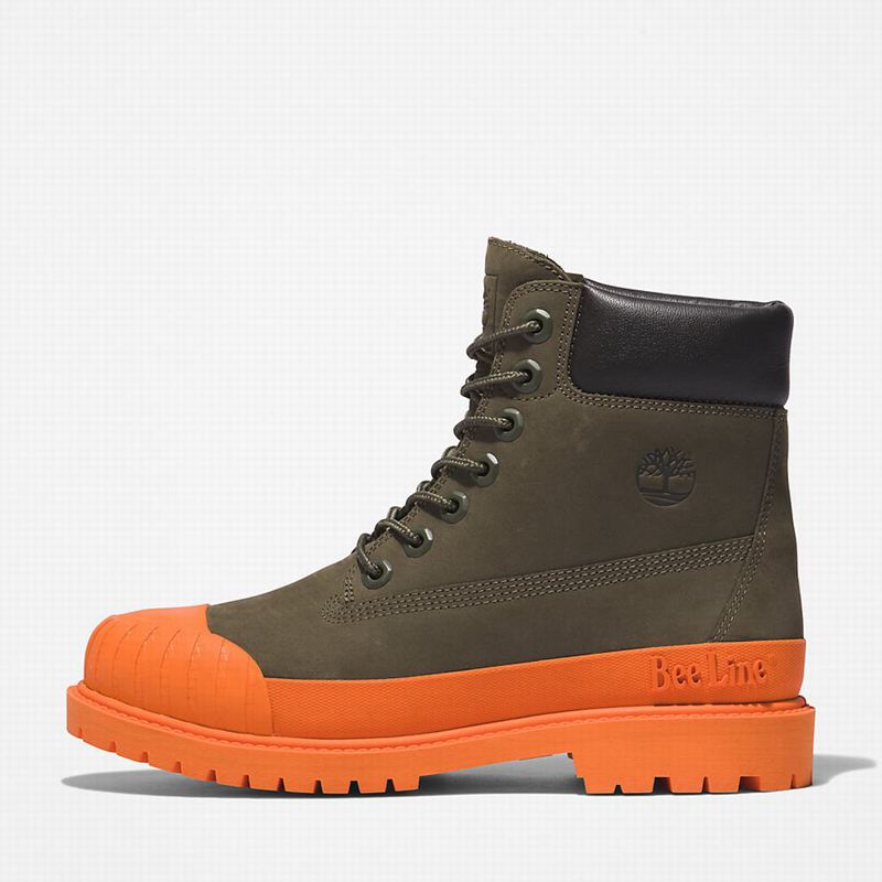 Timberland 6 Inch Rubber Toe Čizme Narančaste | 3102523