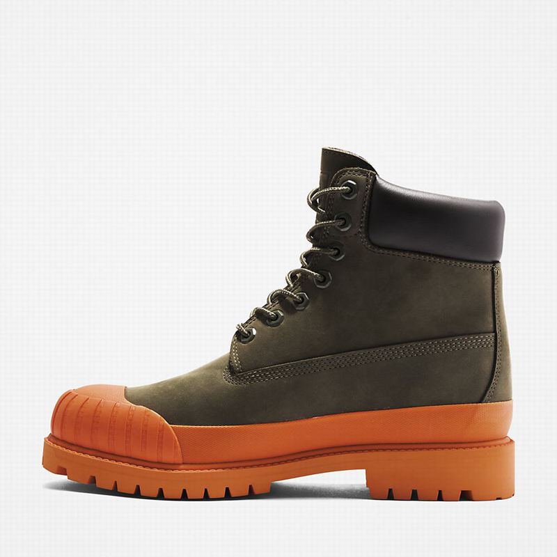 Timberland 6 Inch Rubber Toe Čizme Narančaste | 88712275