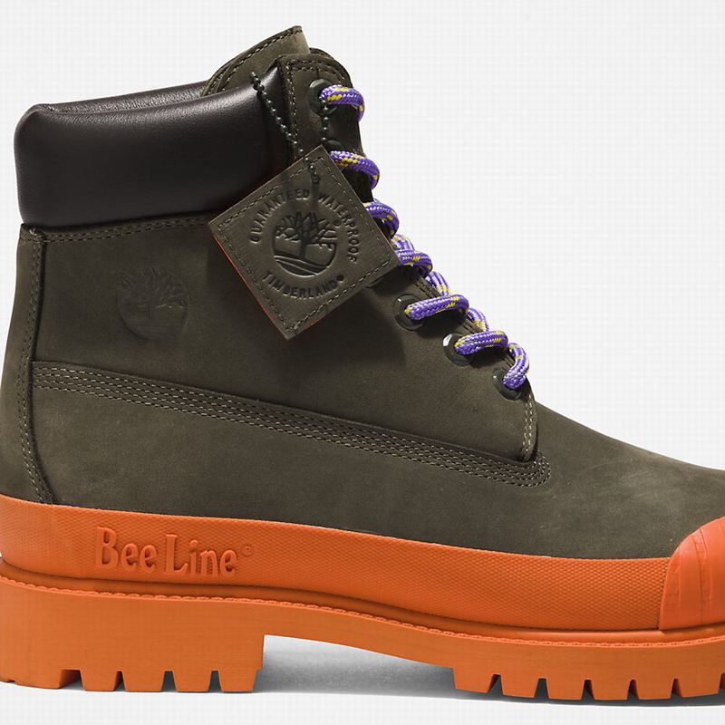 Timberland 6 Inch Rubber Toe Čizme Narančaste | 88712275