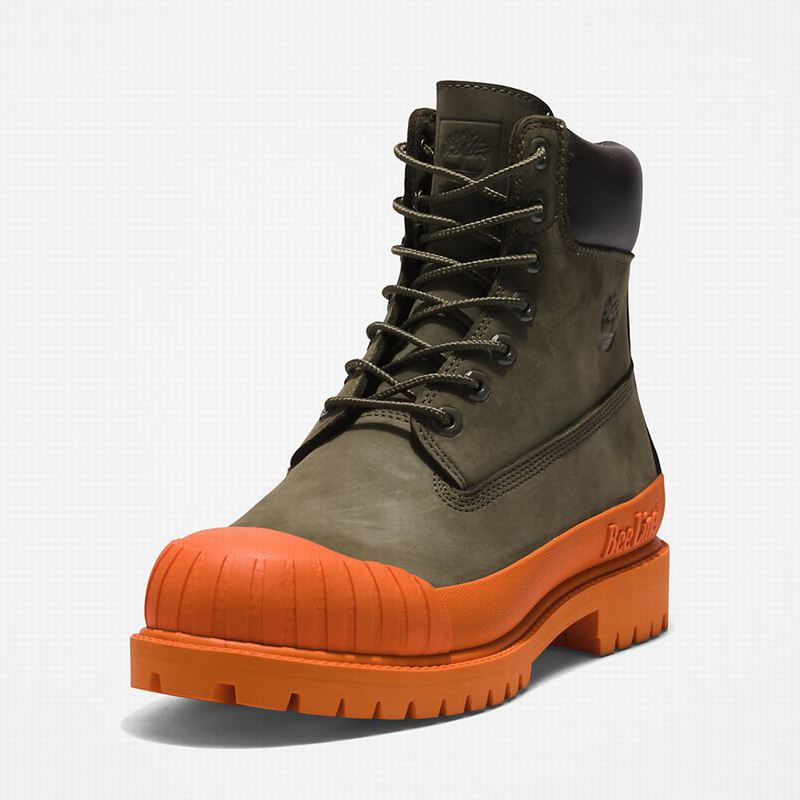 Timberland 6 Inch Rubber Toe Čizme Narančaste | 88712275
