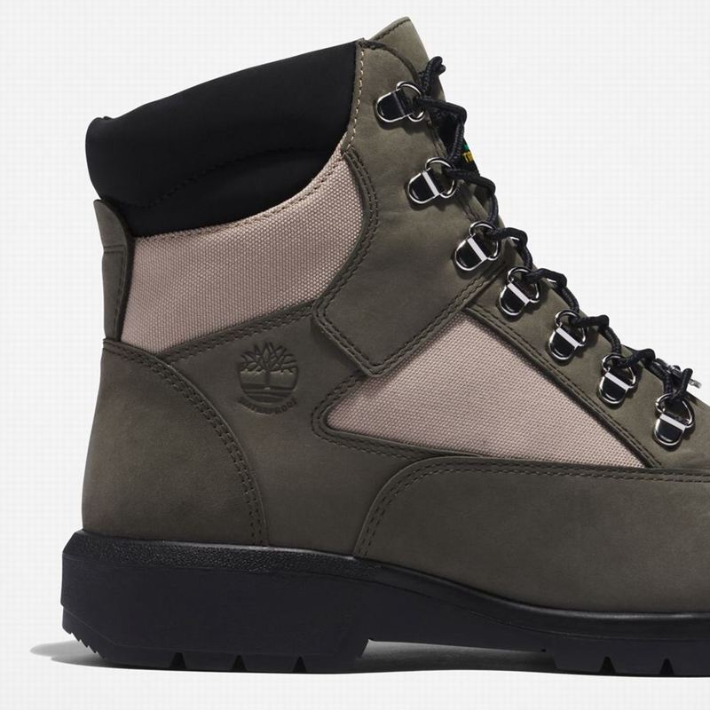 Timberland 6-Inch Waterproof Field Vodootporne Čizme Maslinasto Zelene | 64364032