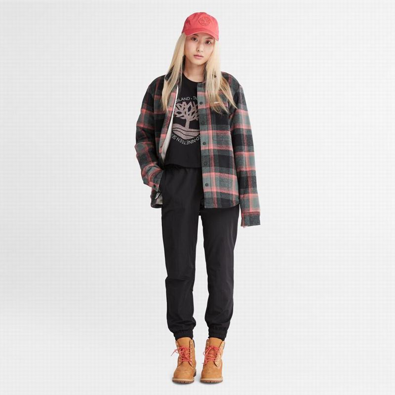 Timberland All Gender Heavyweight Badge Majice Crne | 13969268