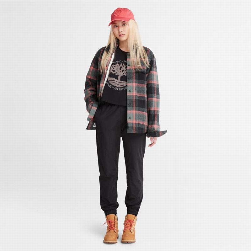 Timberland All Gender Heavyweight Badge Majice Crne | 13969268