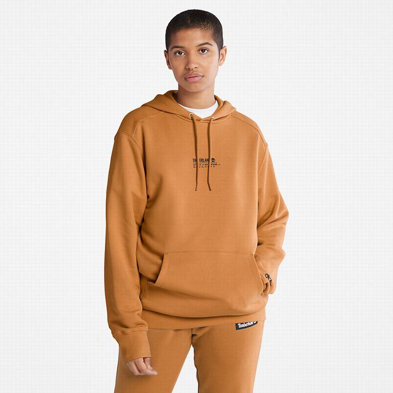 Timberland All Gender Luxe Comfort Essentials Refibra Majica S Kapuljačom Smeđe | 19036947